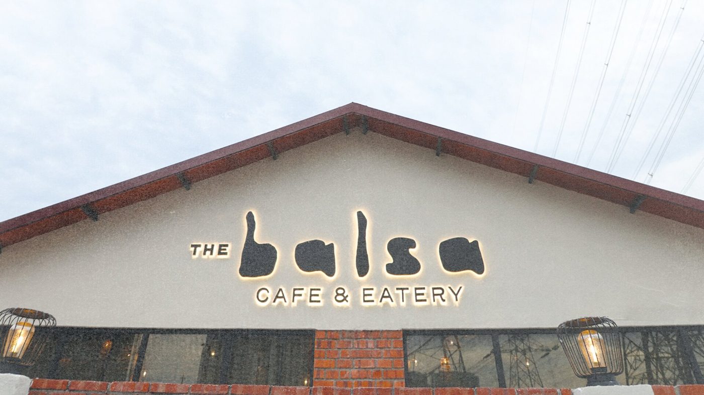 The Balsa Eatery storefront signage
