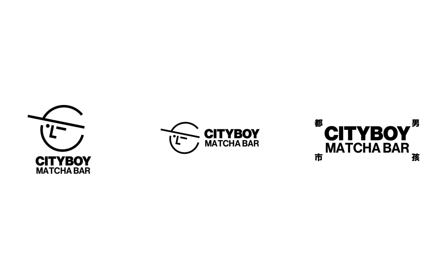 Cityboy Matcha Bar logo variations